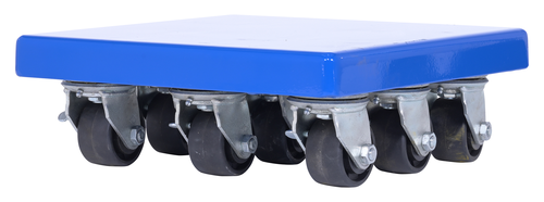 Steel Heavy Duty Flush Top Dolly 16 In. x 16 In. 8,000 Lb. Capacity Blue