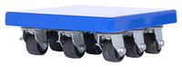 Thumbnail for Steel Heavy Duty Flush Top Dolly 16 In. x 16 In. 8,000 Lb. Capacity Blue