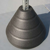 Thumbnail for Rubber Sign Base with 5' Square Galvanized Steel Signpost