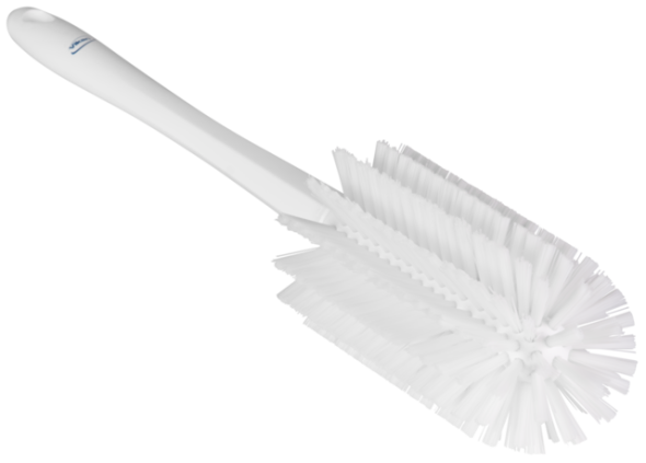 Pipe Brush w/handle, one piece, 3.1", Medium, White
﻿