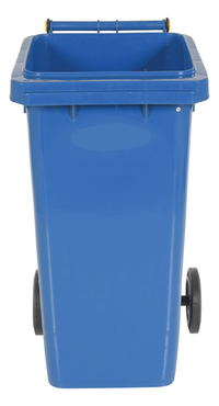 Thumbnail for High Density Polyethylene 32 Gallon Trash Can Blue