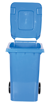 Thumbnail for High Density Polyethylene 95 Gallon Trash Can Blue