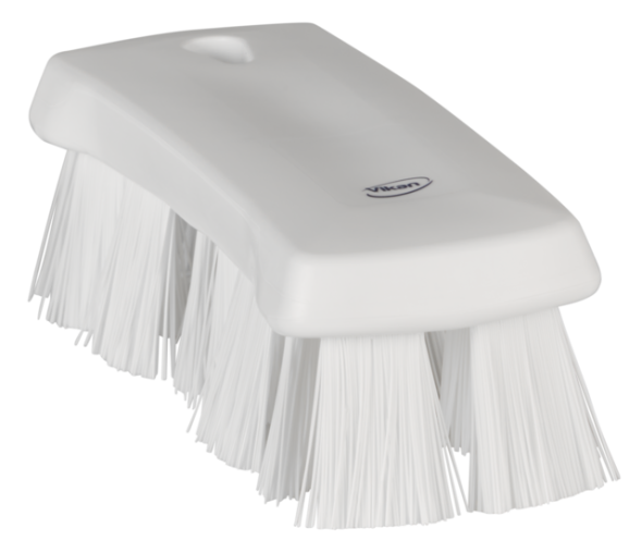 UST Hand Brush, 6.9" Stiff, White