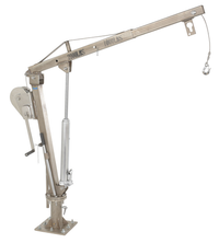 Thumbnail for Stainless Steel Winch Truck Jib Crane 550 Lb. Extended Capacity Silver