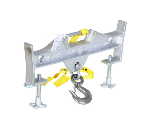 Steel Double Rigid Hoist Optioning Hook 2 In x 23-3/16 In x 13-1/32 In 4000 Lb. Capacity Silver