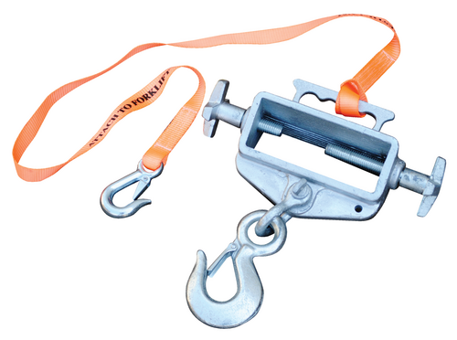 Steel Hoist Single Hook Rigid Latch 3-7/8 In x 13-1/2 In x 13-13/32 In 4,000 Lb. Capacity Silver