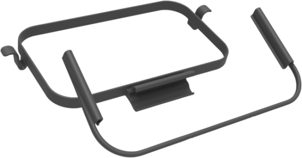 HyGo Waste Bag Holder Kit, 18.5", Gray