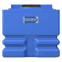 Thumbnail for 240 Gal Gemini² Dual Containment® Tank - Ribbed - LPE 1.5 - Blue 