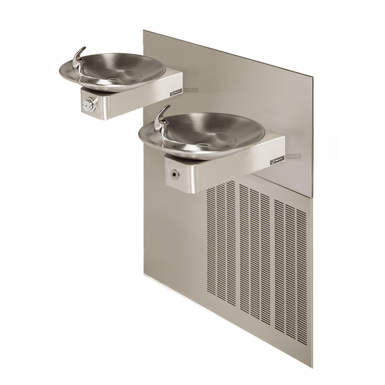 Chilled Wall Mount ADA Touchless/Push Button Dual Fountain