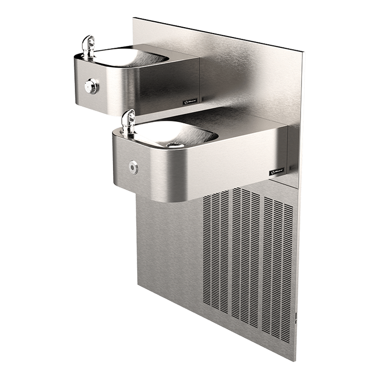 Chilled Wall Mount ADA Touchless/Push Button Dual Fountain