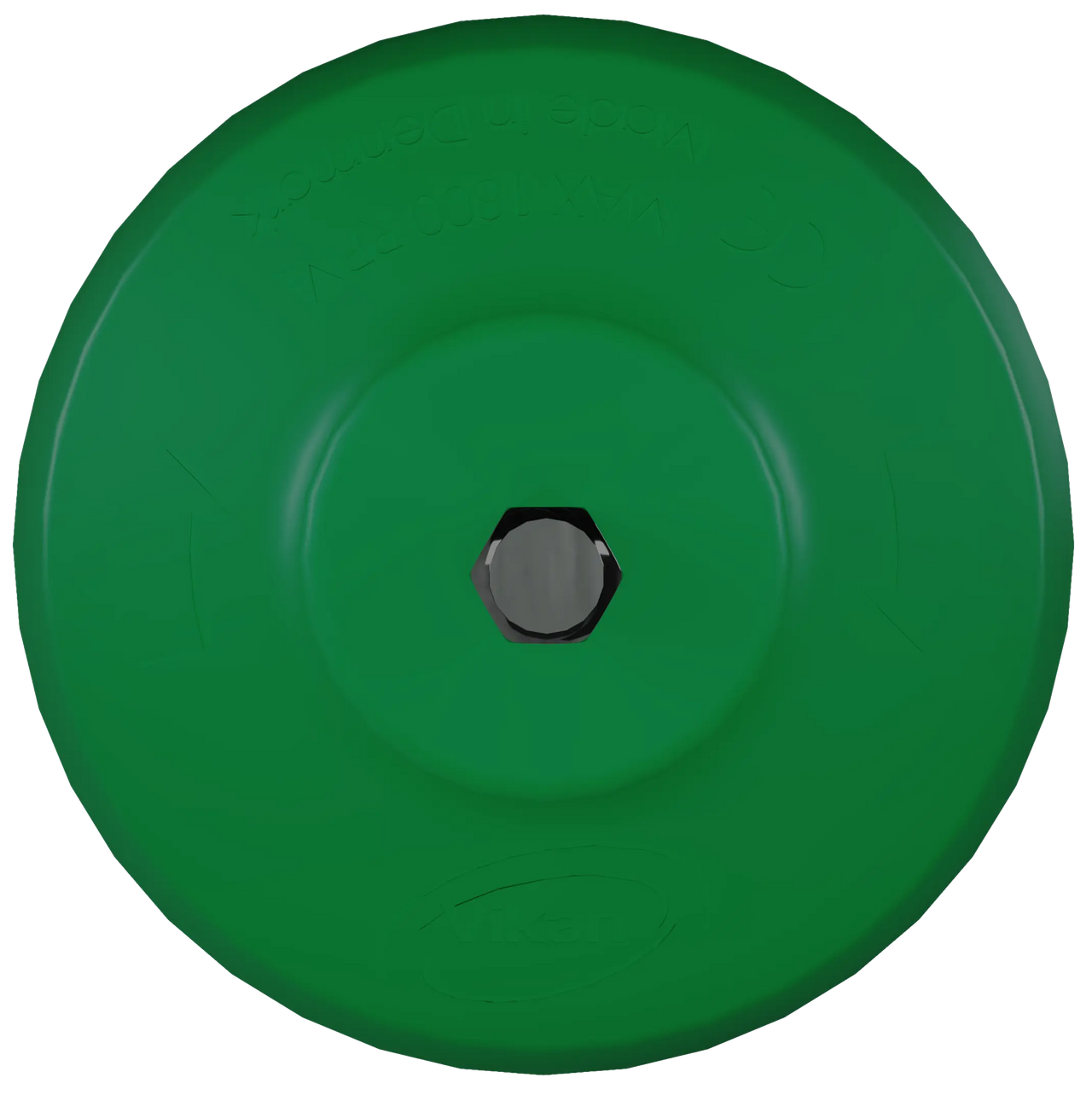 Vikan HyDrive Round Brush, Green