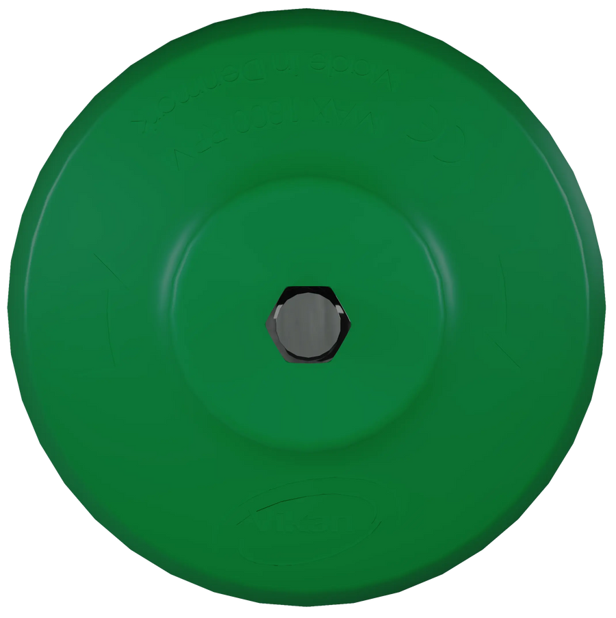 Vikan HyDrive Round Brush, Green