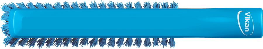 Vikan Dual Reach Brush, Threaded, 10.2", Medium, Blue