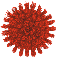 Thumbnail for Vikan HyDrive Round Brush, Red