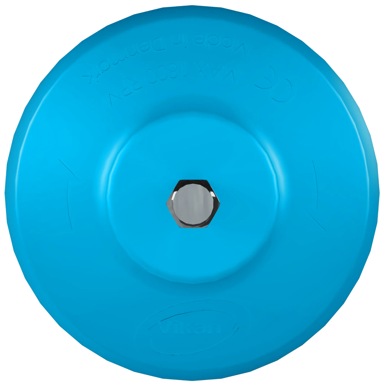 Vikan HyDrive Round Brush, Blue