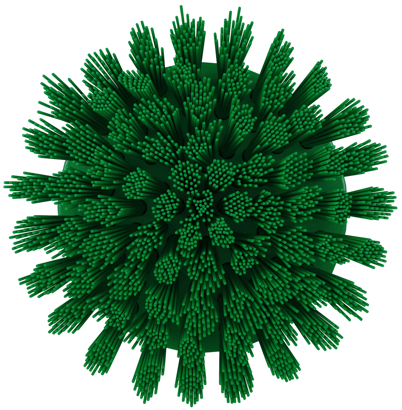 Vikan HyDrive Round Brush, Green