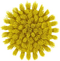 Thumbnail for Vikan HyDrive Round Brush, Yellow