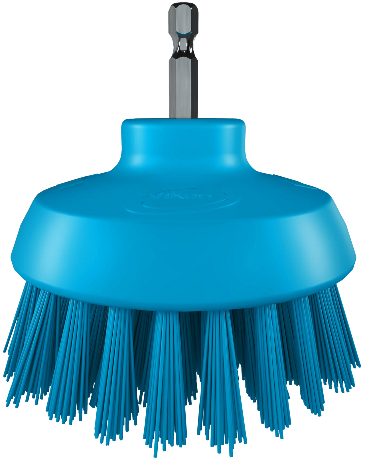 Vikan HyDrive Round Brush, Blue