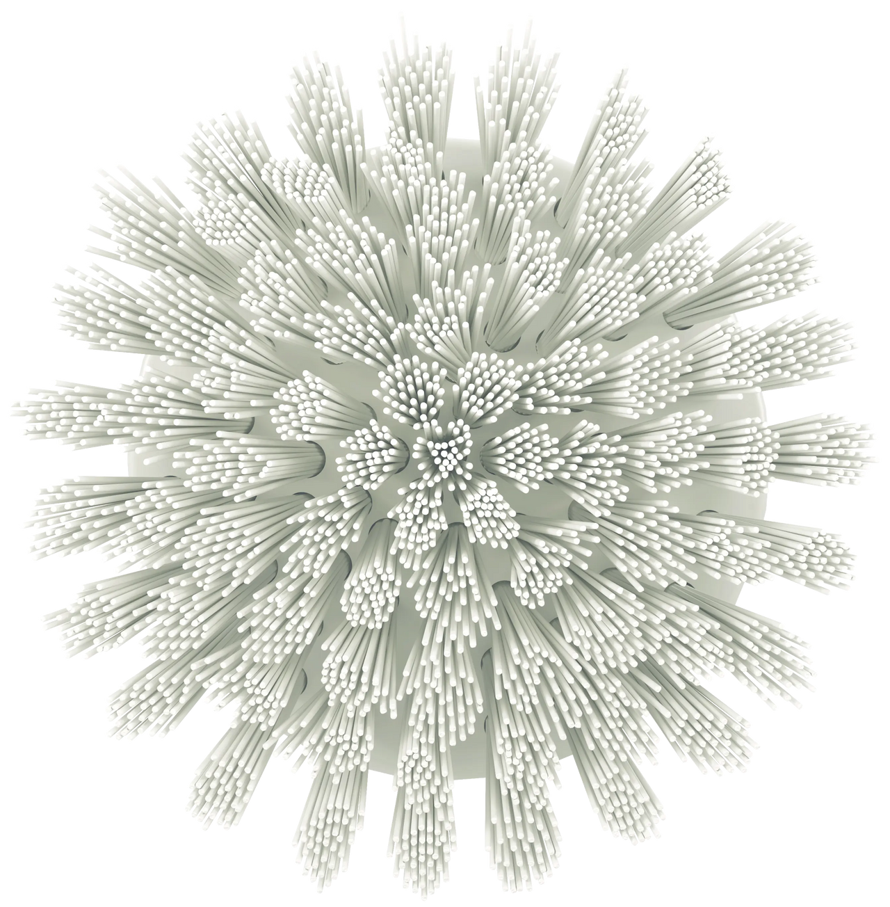 Vikan HyDrive Round Brush, White