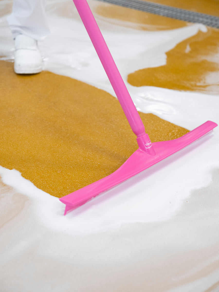 Vikan Ultra Hygiene Flex Squeegee 23.6", Pink