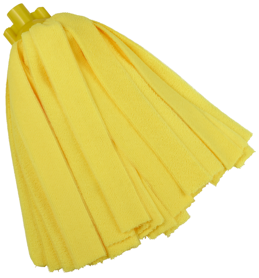 Vikan Microfiber Socket Mop, Yellow