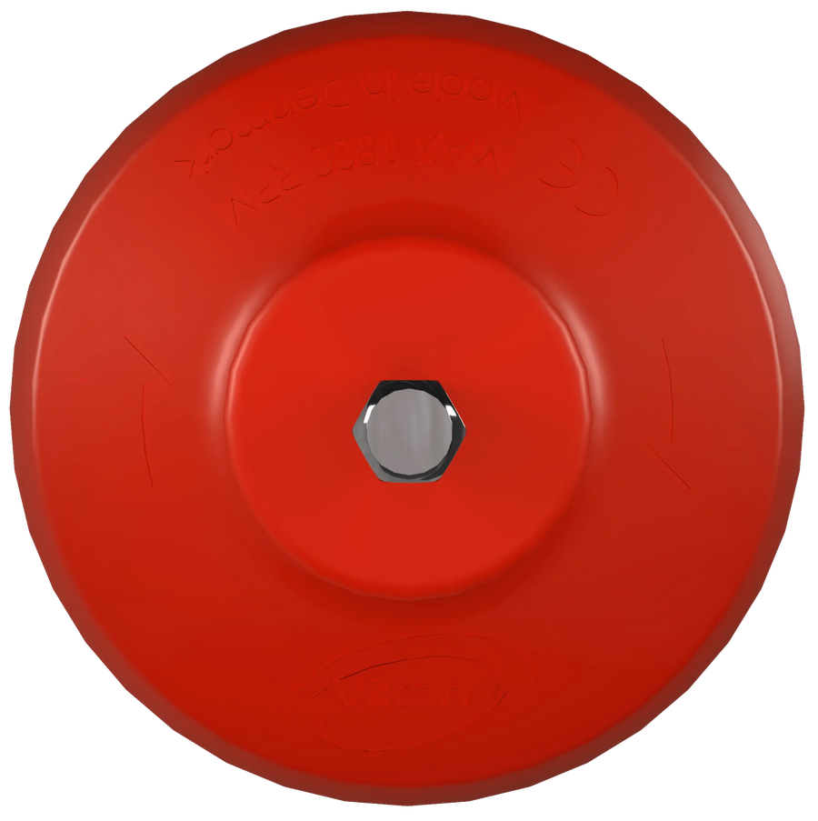 Vikan HyDrive Round Brush, Red