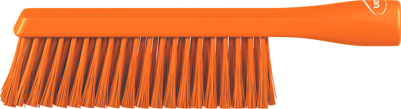 Vikan Dual Reach Brush, Threaded, 10.2", Medium, Orange