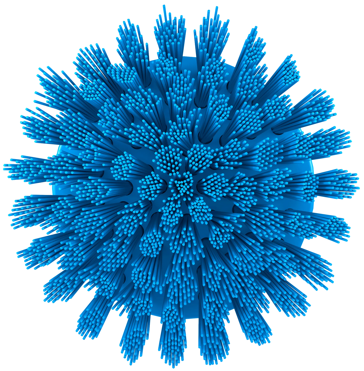 Vikan HyDrive Round Brush, Blue