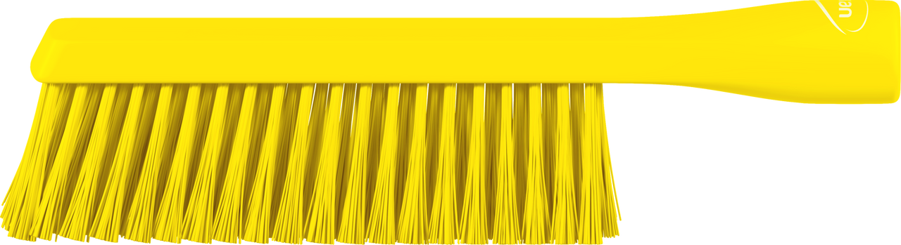 Vikan Dual Reach Brush, Threaded, 10.2", Medium, Yellow