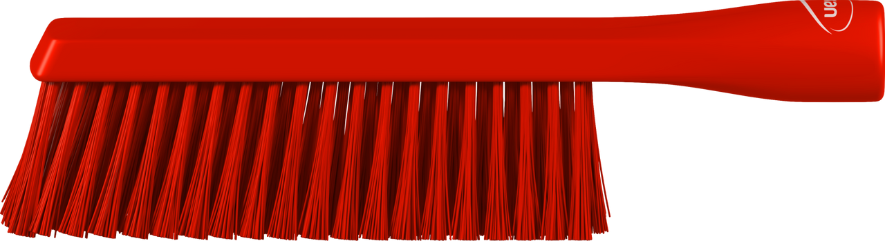 Vikan Dual Reach Brush, Threaded, 10.2", Medium, Red