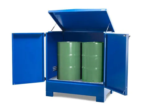 HAZMAT STATION FOR 2 DRUMS