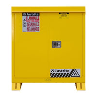 Thumbnail for Outdoor Flammable Storage Cabinet - 30 Gallon, 1 Shelf, Manual Close Doors - 813000