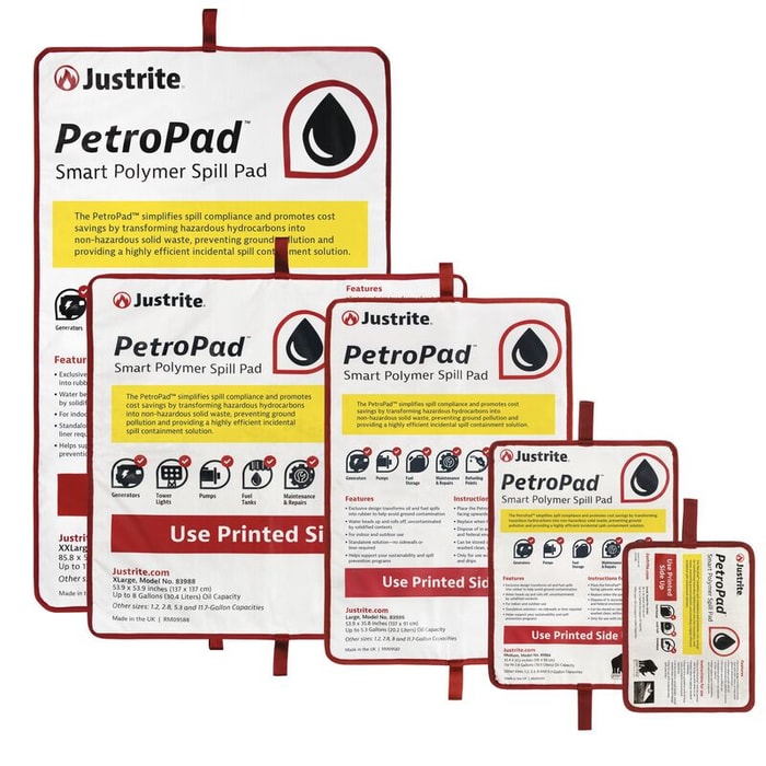 Absorbent Pads PetroPad™ with Smart Polymers, Medium – 83984 5-Pack