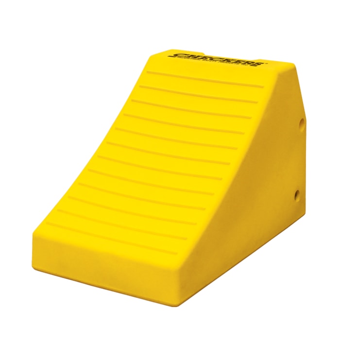 Light Weight Wheel Chock Yellow - Model MC3011