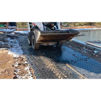 Thumbnail for 4' x 8' MambaMAT® Composite Mat for Ground Protection, 95 Ton Load Capacity, Black - MM48