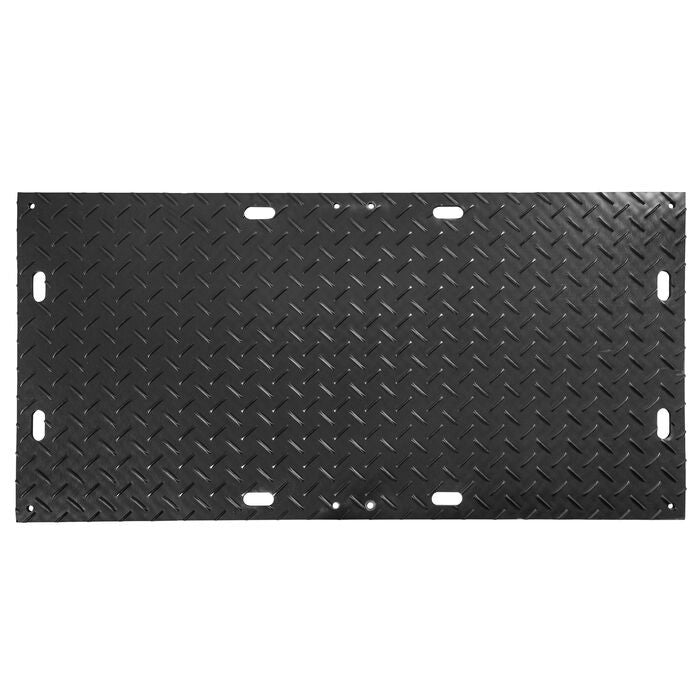 4' x 8' MambaMAT® Composite Mat for Ground Protection, 95 Ton Load Capacity, Black - MM48