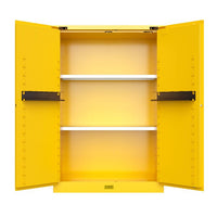 Thumbnail for 45 Gallon, 2 Shelves, 2 Doors, Self Close, 2 Door Attachments, Utili-Guard+™ Flammable Cabinet, Yellow