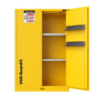 Thumbnail for 45 Gallon, 2 Shelves, 2 Doors, Self Close, 2 Door Attachments, Utili-Guard+™ Flammable Cabinet, Yellow
