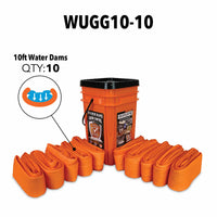 Thumbnail for Quick Dam Grab & Go Flood Bucket Kit: 10ft Water Dams (10)