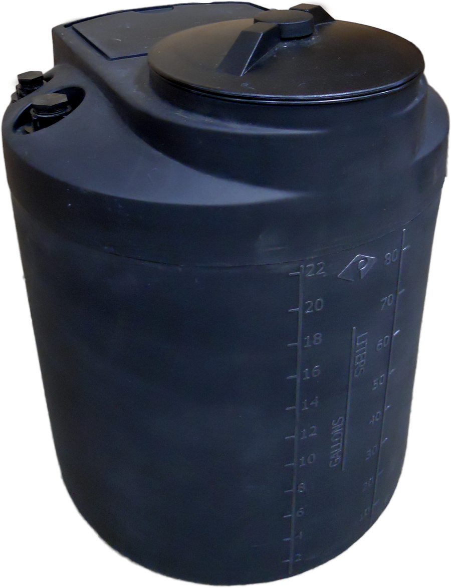 25 Gal ProChem® Potable Water Tanks - LPE 1.0 FDA - Black
