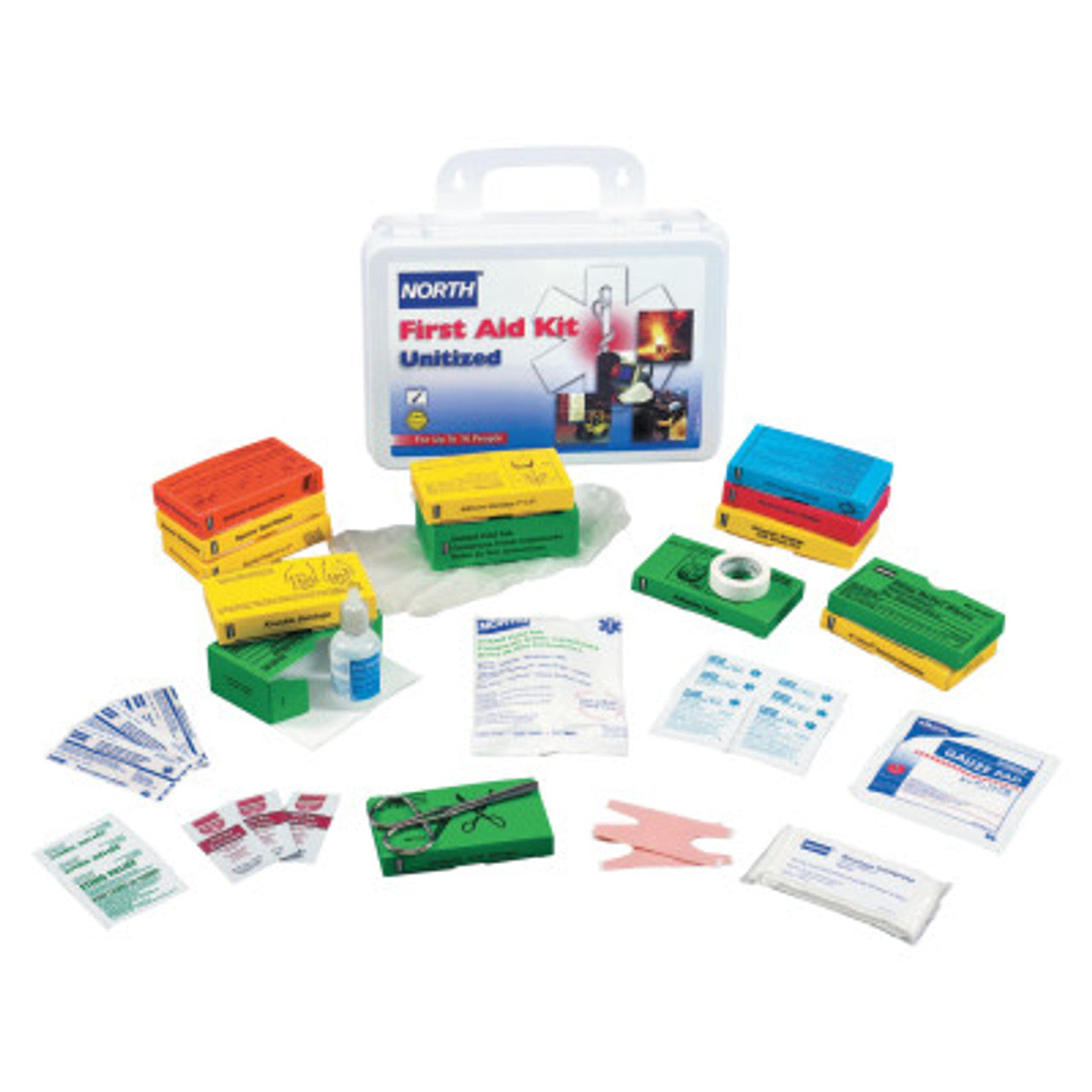 Honeywell Unitized First Aid Kit, 16 Person, Plastic, 1/EA, #0197100006L