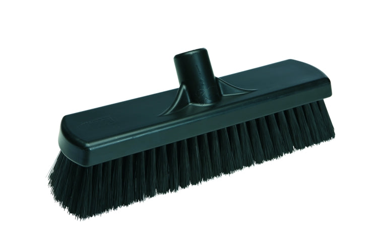 1.7" Stiff Deck Scrub Black