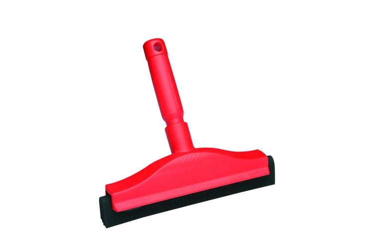 10" Fixed Head Bench Squeegee Red