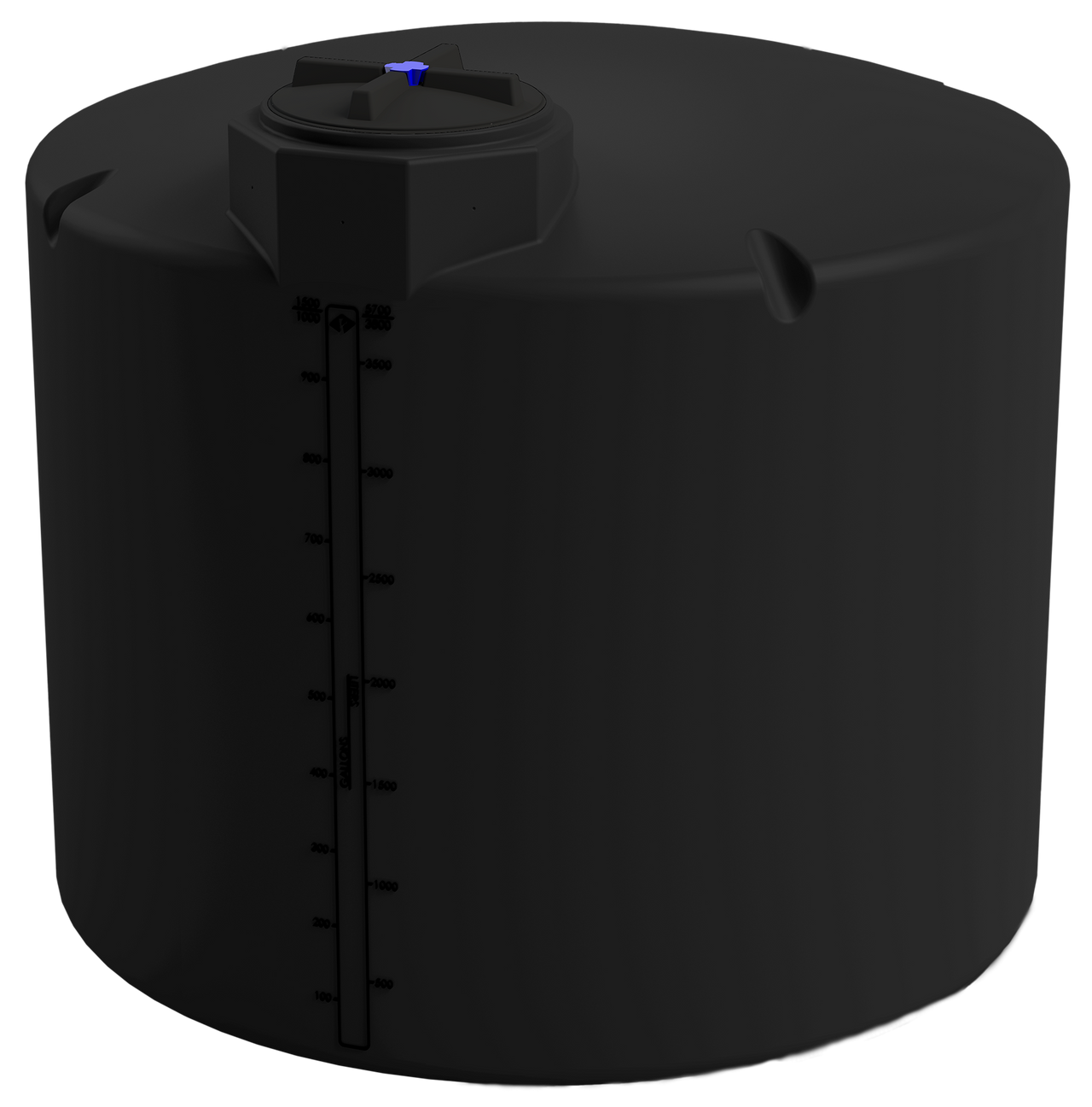 1000 Gal ProChem® Potable Water Tanks - LPE 1.0 FDA - Black