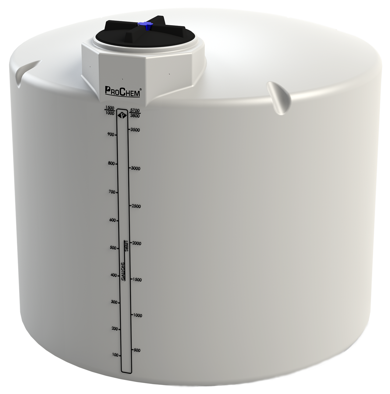 1000 Gal ProChem® Potable Water Tanks - LPE 1.0 FDA - Natural
