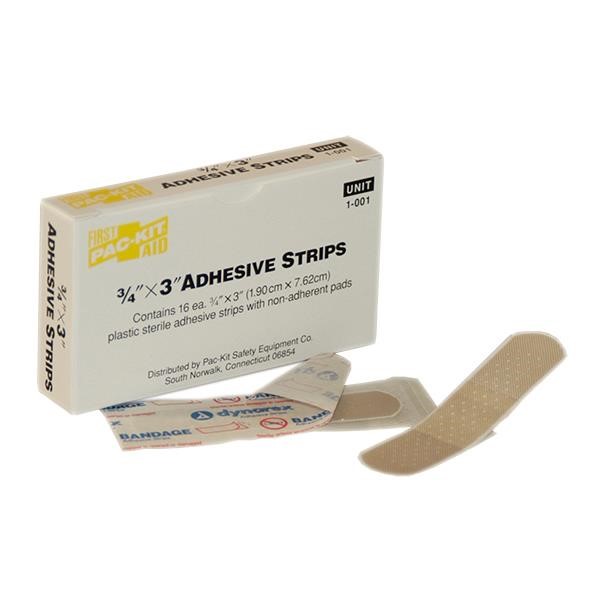 Plastic Bandage (Unitized Refill), 3/4" x 3", 16 Box/60 Case