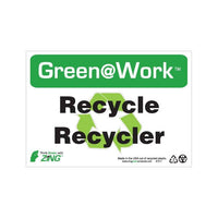 Thumbnail for ZING Green At Work Sign, 7X10- Model 1011