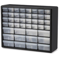 Thumbnail for Akro-Mils® Plastic Storage Cabinet, 44 Drawer (12 Large/32 Small), Black, 1/Each