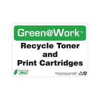 Thumbnail for ZING Green At Work Sign, 7X10- Model 1016