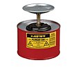 Thumbnail for Justrite 2-Gallon Plunger Can - Red